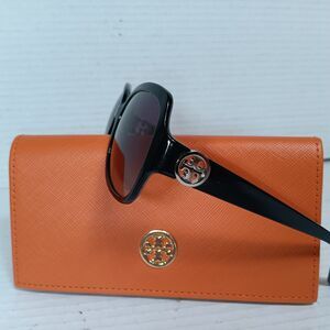 Tory Burch Women's 0TY7059 Sunglasses plastic frame non-polarized 57mm black